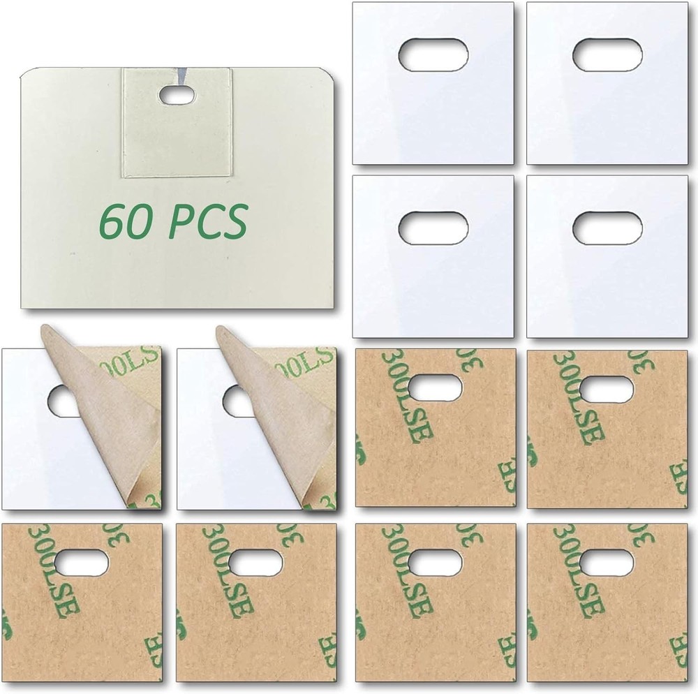 60 PCS Vertical Blind Repair Tabs Kit Clear Fixer Verticle Blinds Snap