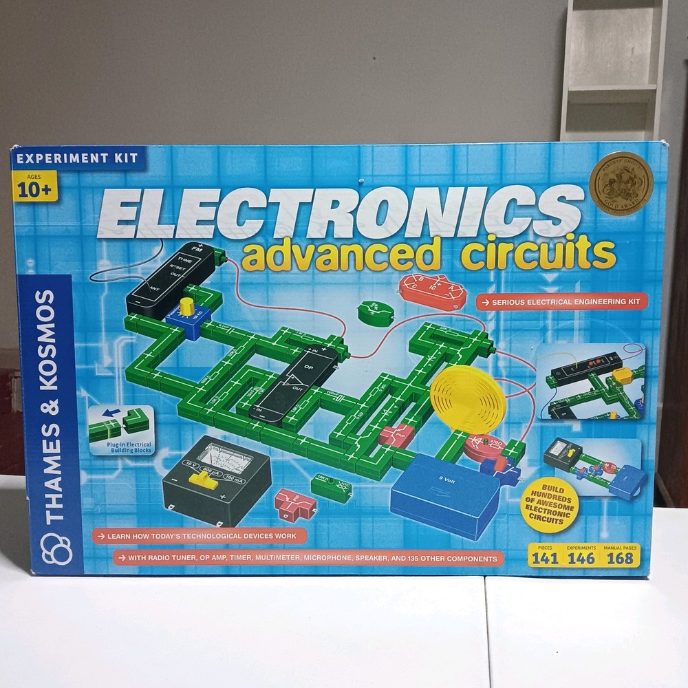 Thames & Kosmos Electronics Advanced Circuits Experiment Kit 141 Piece  ages 10+
