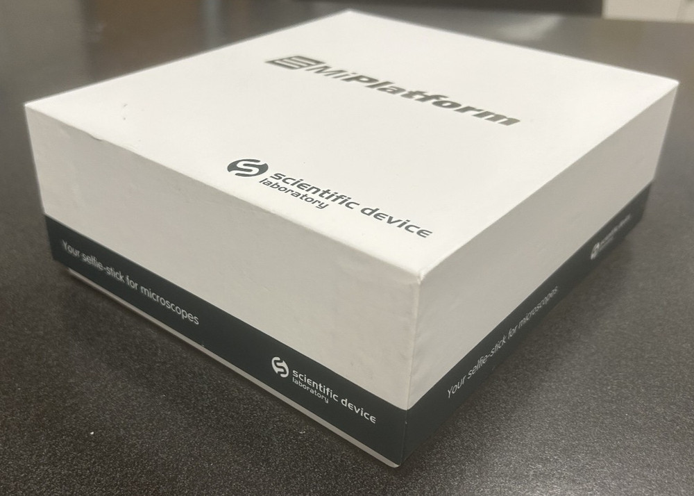 Microscope Phone Adapter MiPlatform Scientific Device Laboratory Selfie Open Box