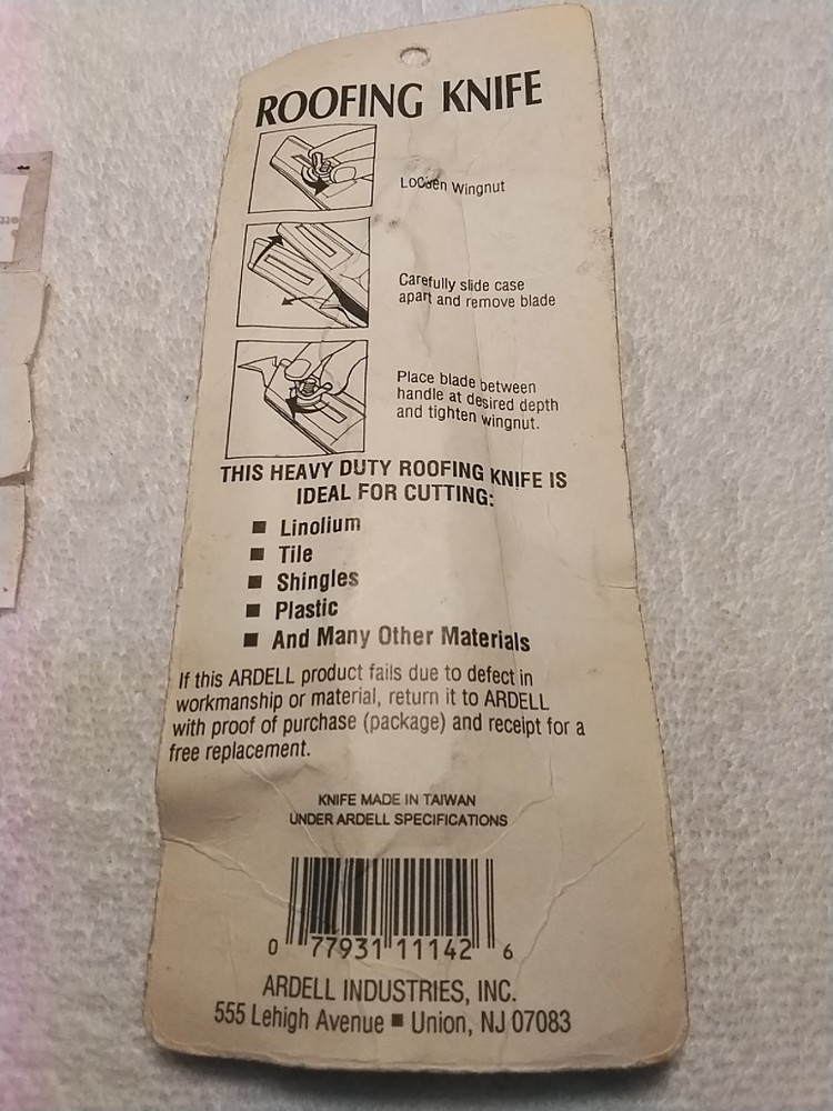 HRDELL 77-7700 ROOFING KNIFE
