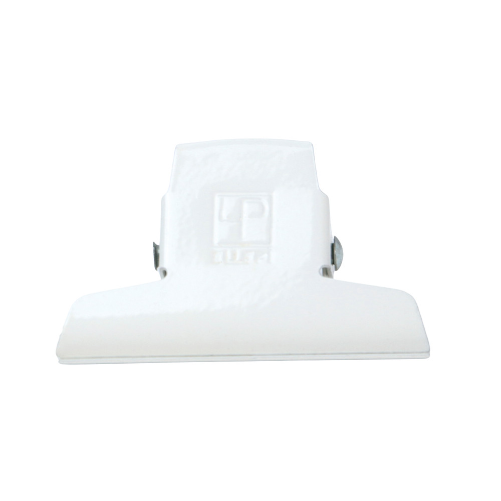 Ellepi Spring Paper Clips: medium, 7cm (White)