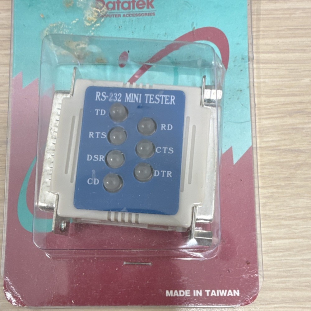 Datatek RS-232 Mini Tester Computer Cable Tester RS232 Connectivity