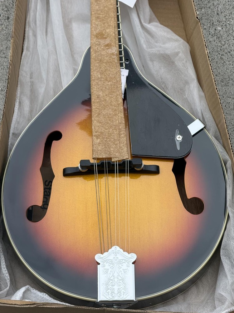 Stagg M20-S Bluegrass Mandolin Solid Spruce Top A-Style Violin Burst 8 String