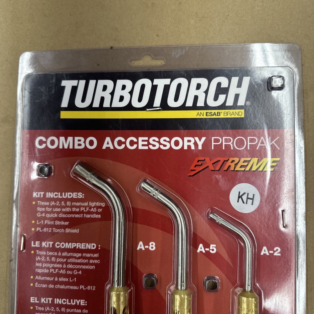 Turbotorch Esab -Combo Accessory ProPak Extreme 3 Torch Tips, Striker, Shield
