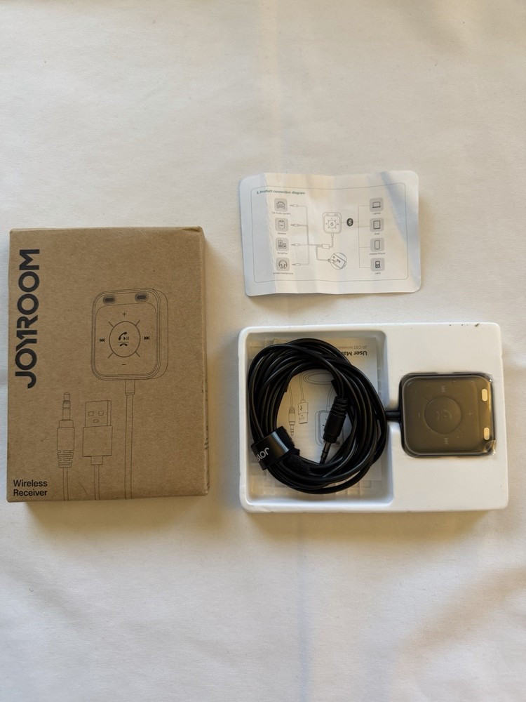 JOYROOM JR-CB3 Bluetooth Transmitter USB/AUX Dual-mic ENC, LED Ring, HD Calling