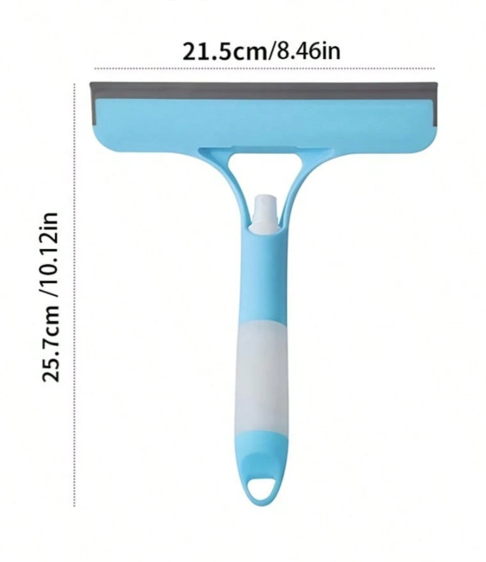 2pcs Window Scraper: Strong Decontamination Tool with Short Handle - NEW