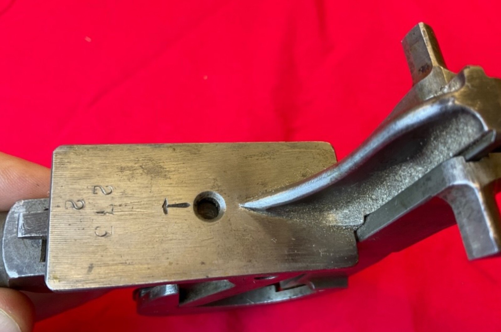 RUSSIAN MAXIM 1910 COMPLETE LOCK BOLT 7.62X54R WWI WWII