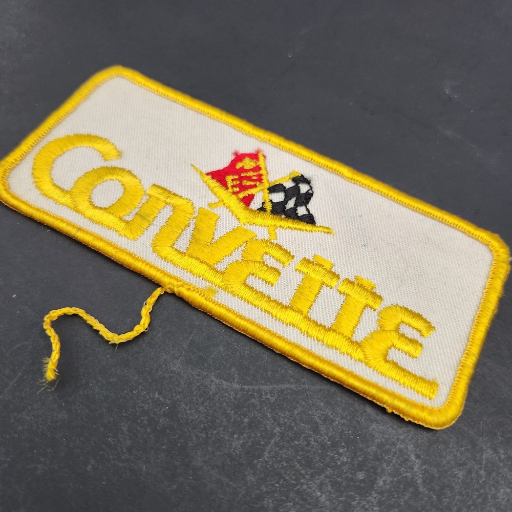 Vintage Patch CORVETTE 5 x 2 chevy