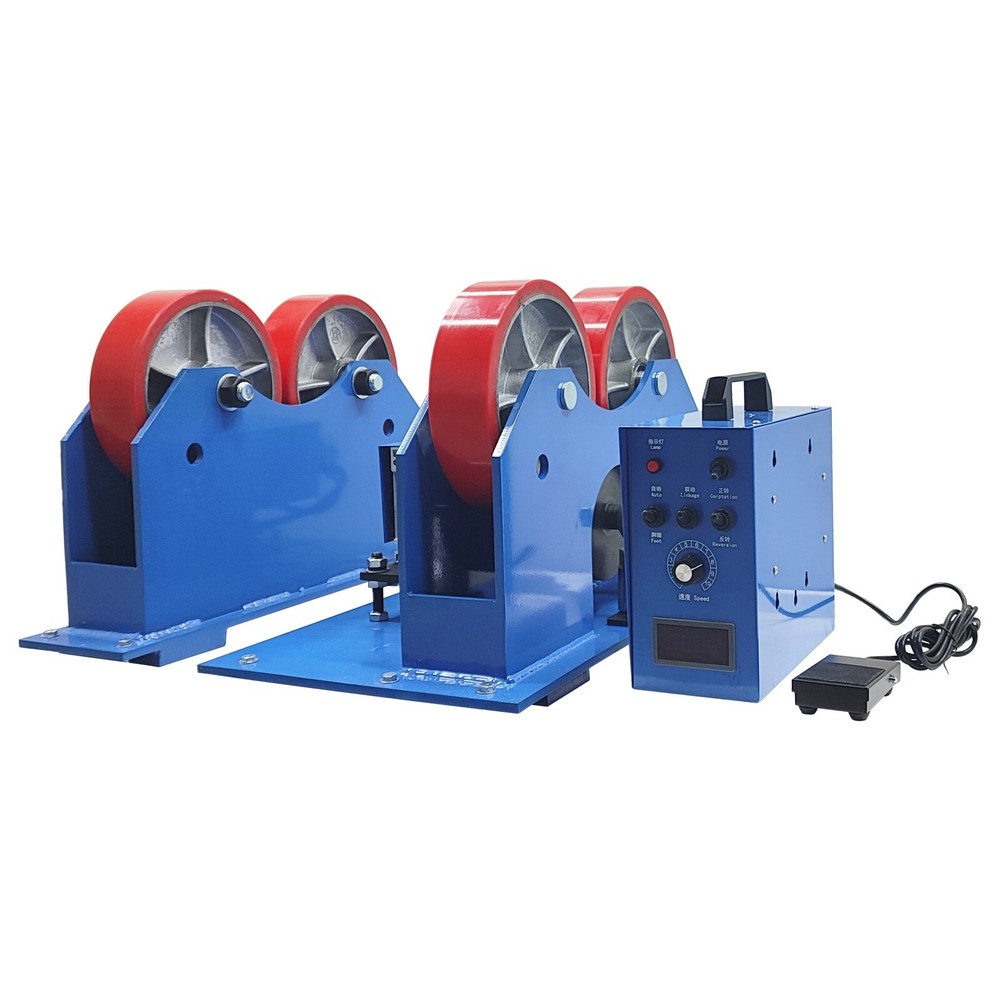 110V 2000KG/4400 lbs Digital Display Welding Roller Rack Welding Roller Bracket