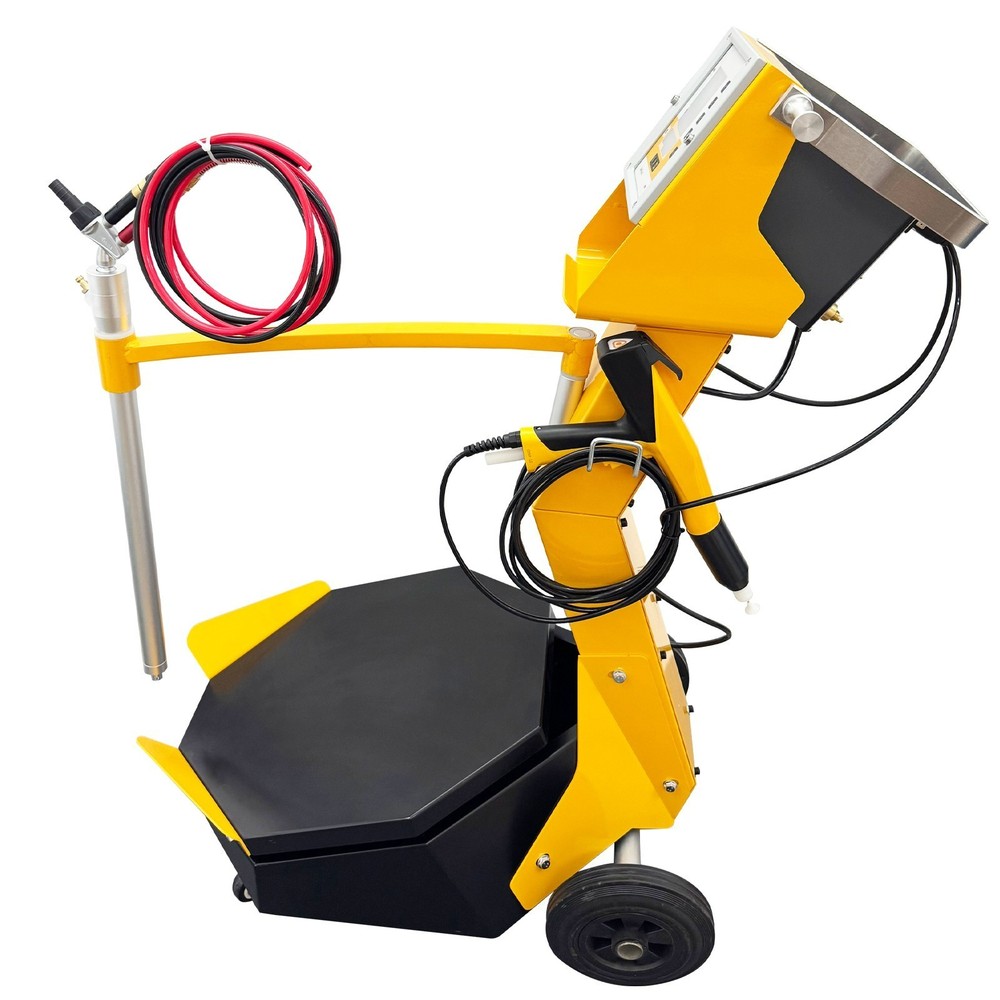 Box-type X Vibratory Feeding Electrostatic Particle Spray Gun 110V LCD Screen