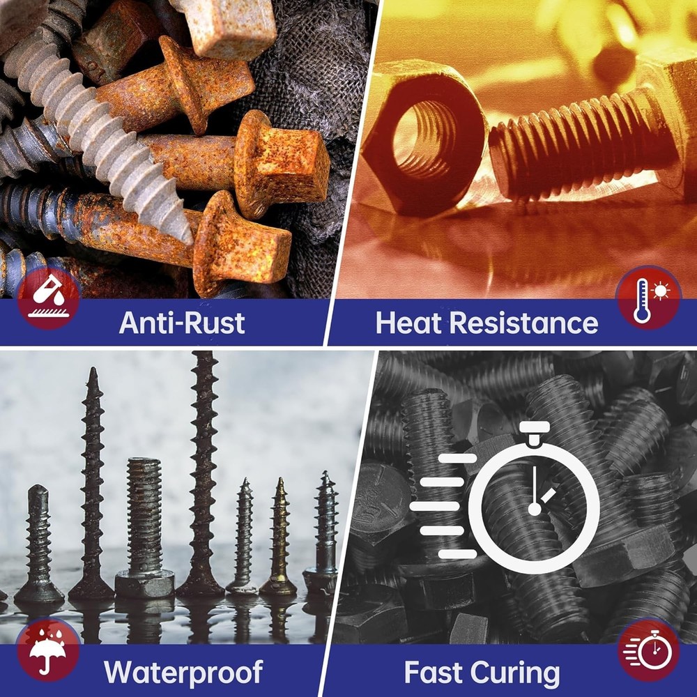 ThreadLocker 242 and 271, Thread Lock Medium and High Strength Lock Tight & Seal