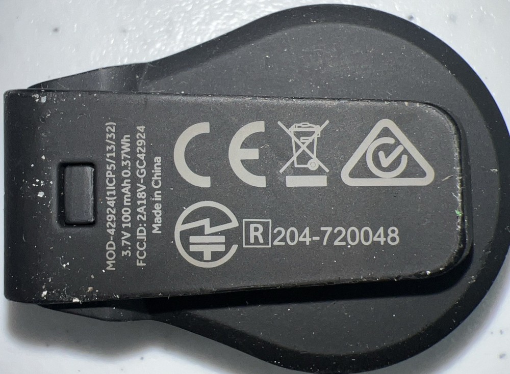 FOR PARTS Griffin iTrip Clip Bluetooth Audio Adapter Black! 🍀