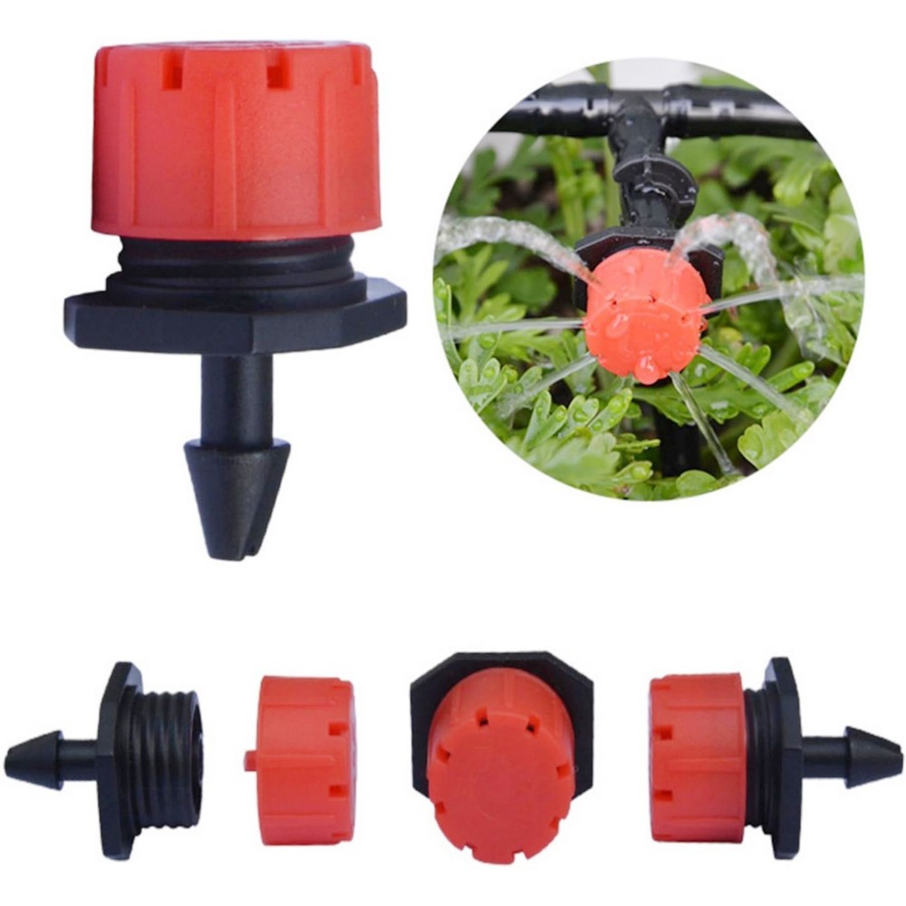 200* Adjustable Drip IrrigationWatering Nozzles Heads Support Automatic Cleaning