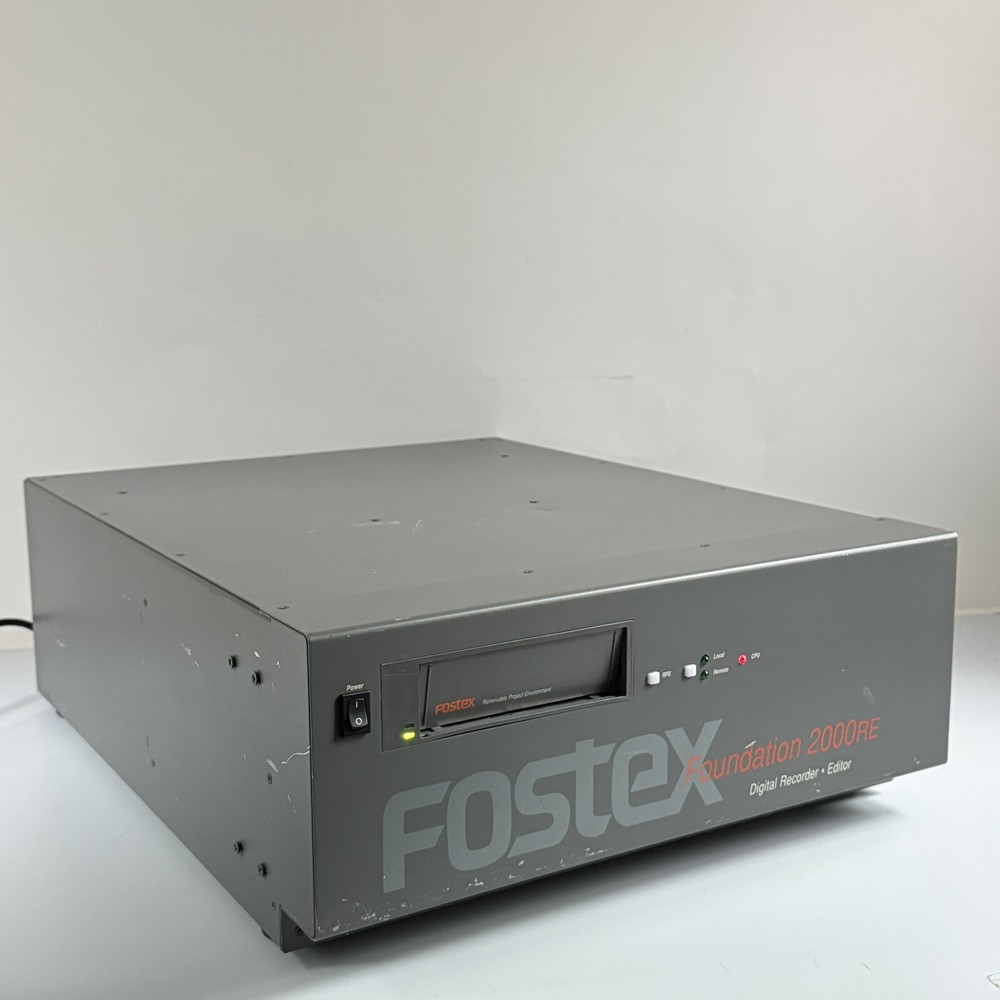 Fostex Foundation 2000 Digital Recorder / Editor 2000RE Remote Studio Multitrack