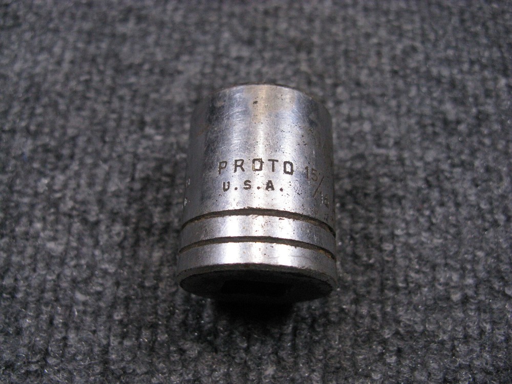 Proto 5430 Socket Shallow 15/16" 12pt 1/2dr coo=US