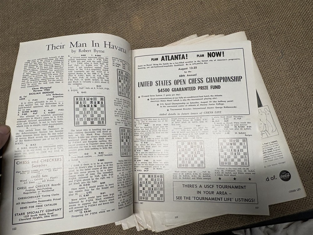 1967 Chess Life magazine, all 12 issues