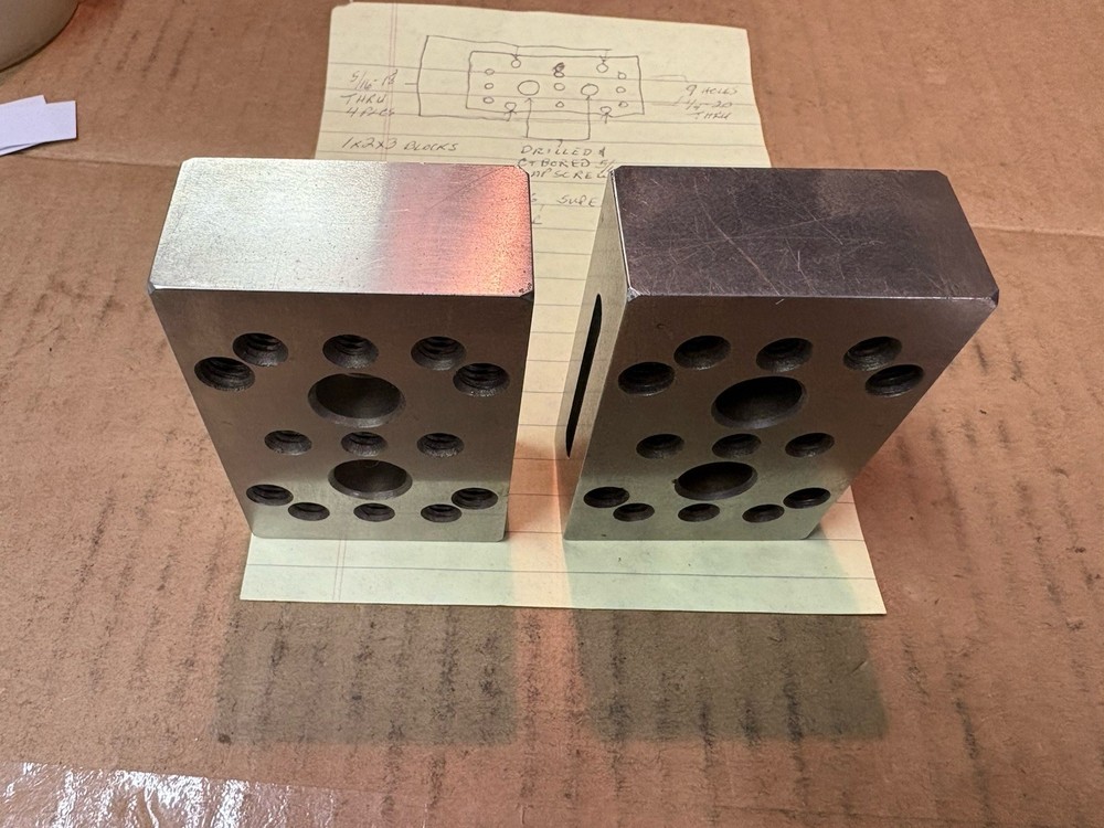 Toolmaker Produced Machine Tool Mounting Blocks