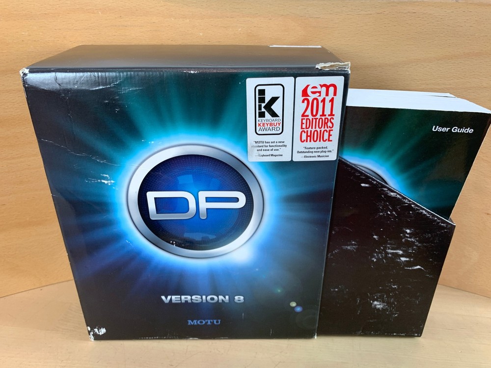 MOTU Digital Perform 8 Software Instruction MANUAL BOOK & Quick Start User Guide