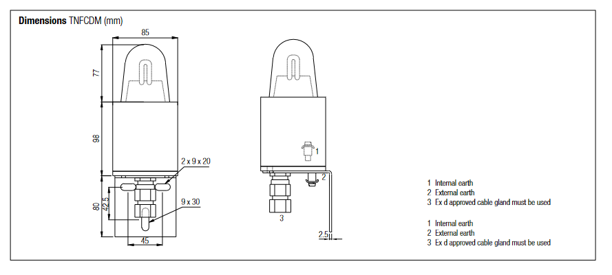 flashing beacon TNFCDM