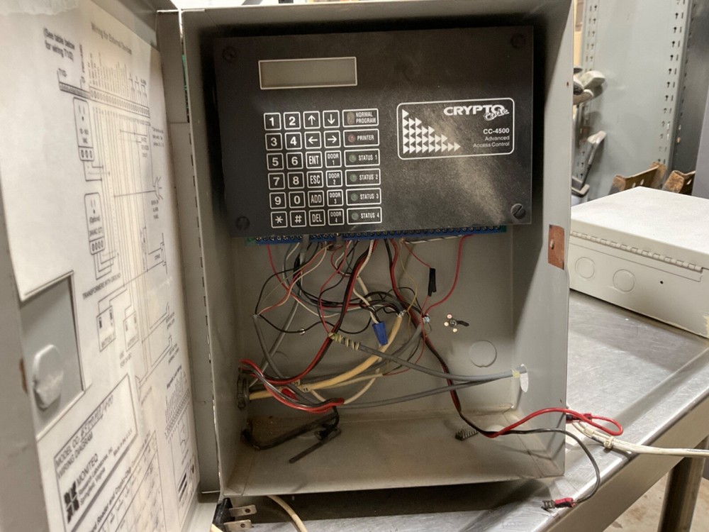 Crypto Lock CC-4500RB & CC-4500 Advanced Single Door Access Control System USED