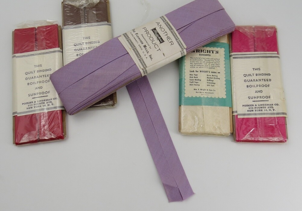 Vntg Quilt Binding - Multiple Colors