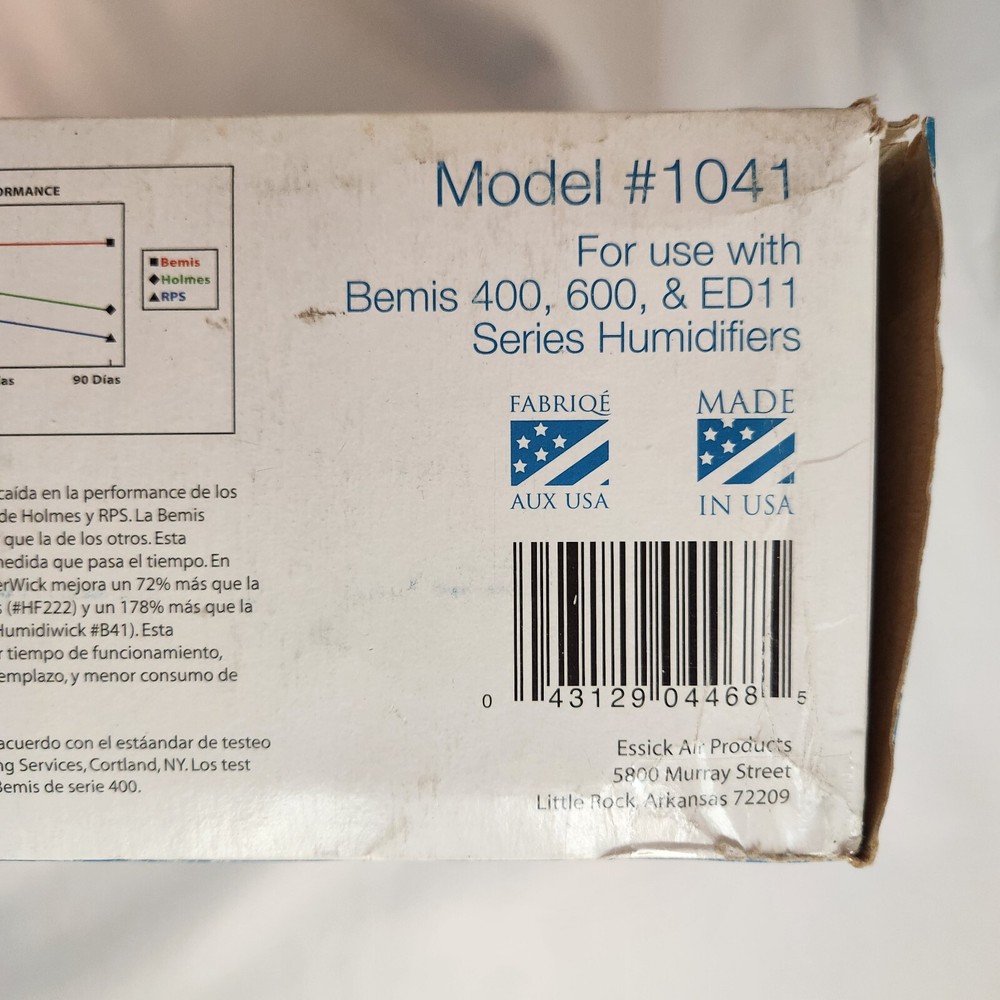 Essick Super Wick Replacement Evaporative Wick 1041 Humidifier Filter Open Box