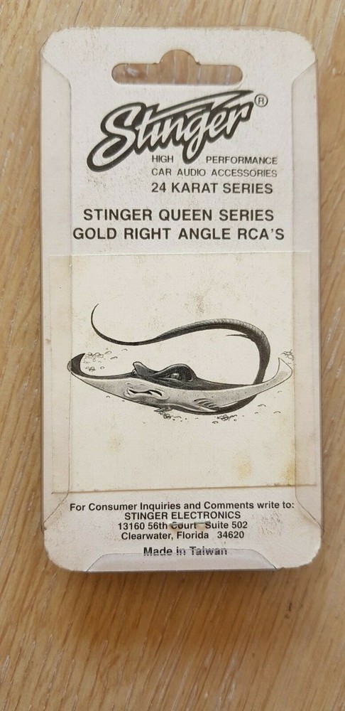Stinger SQRCAR RCA Right Angle Adaptor