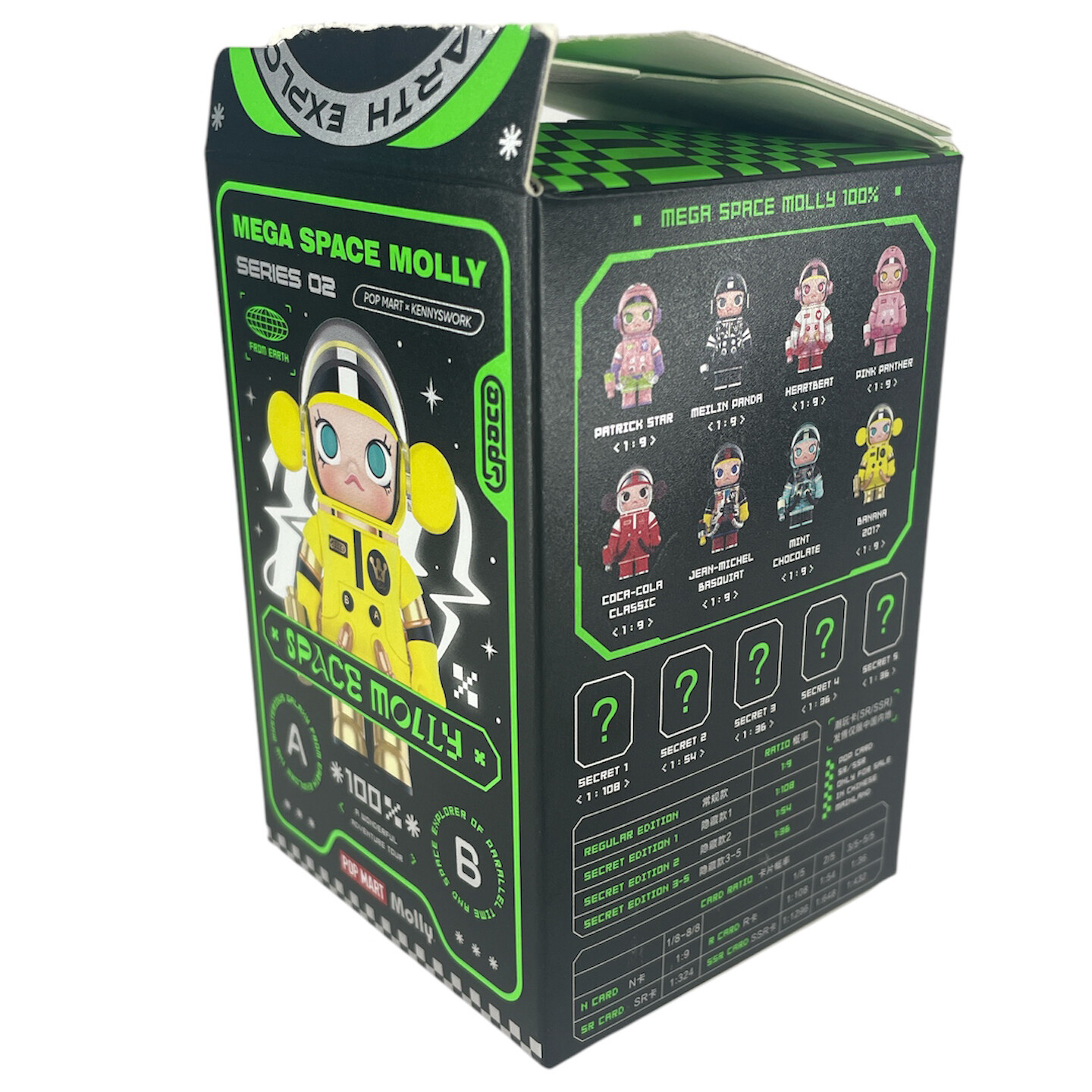 POP MART 100% Mega Space Molly Series 2 Blind Box Confirmed Figure Toy Doll