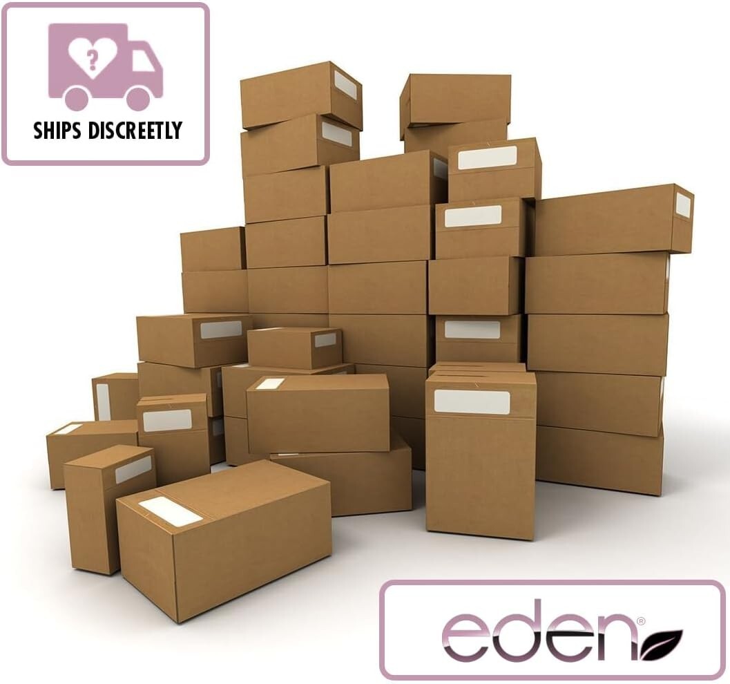 Eden 8'' Non Porous Realistic Dildo 2" Thick w/ Suction Cup Anal Vaginal Sex Toy