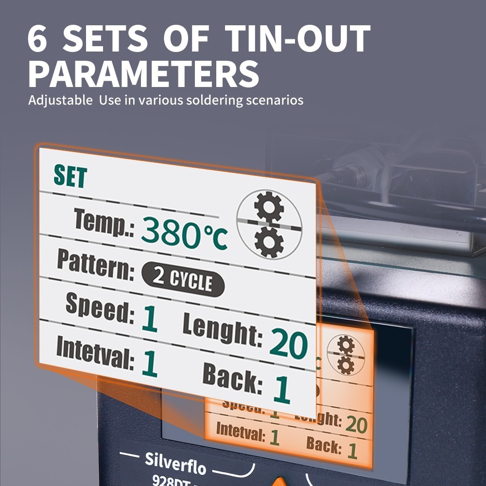 928DT-II 230W Auto Feed Digital Soldering Station with Tin Wire Feeder Soldering