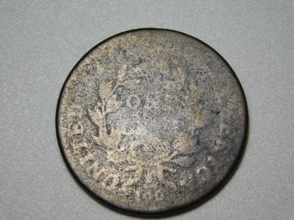 US COINS DRAPED BUST LARGE CENT DATE UNREADABLE