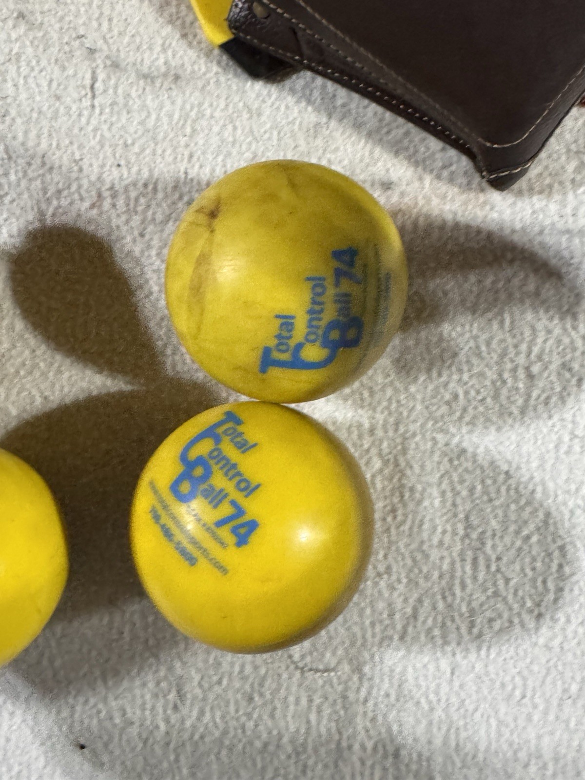 Total Control Balls TCB-74 Limited Flight Weighted Training Ball -- Lot of 4