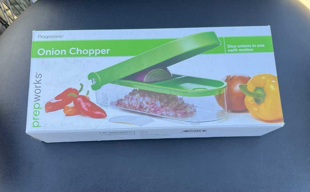 Progressive Prepworks GOC-310 Onion Chopper Push Function Manual Green
