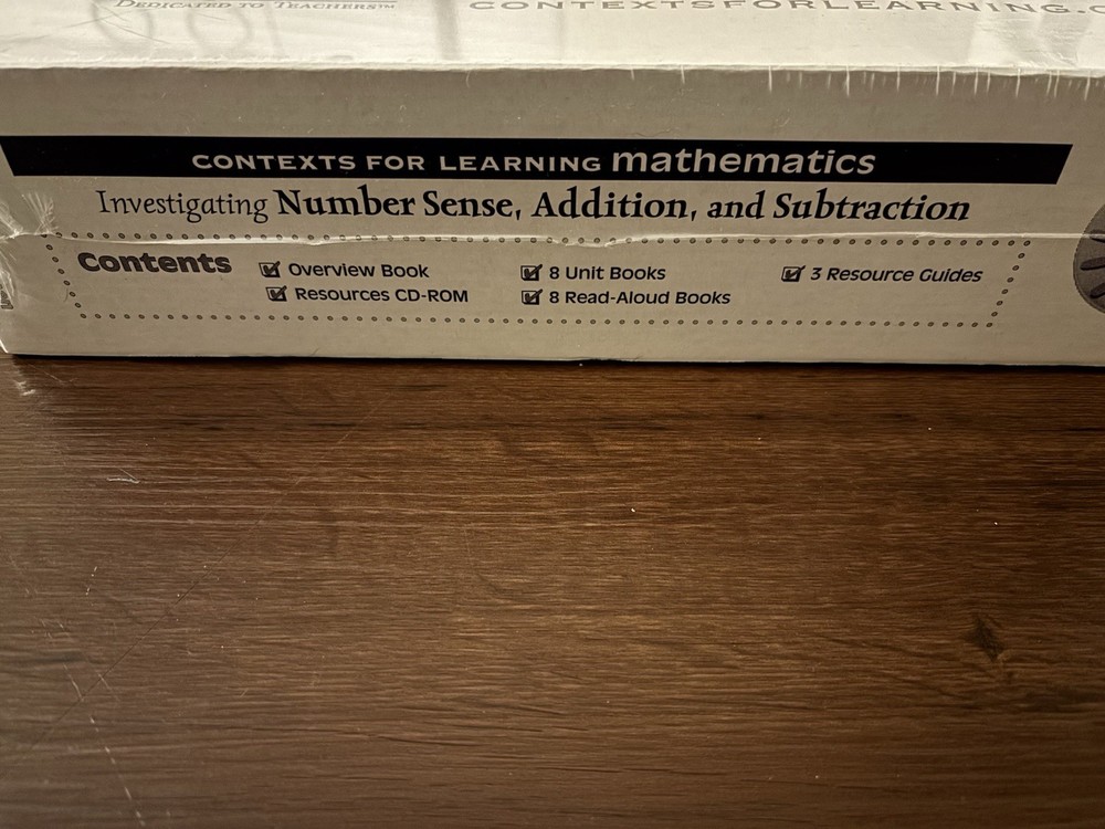 CONTEXTS FOR LEARNING mathematics Number Sense, Addition And Subtraction K-3