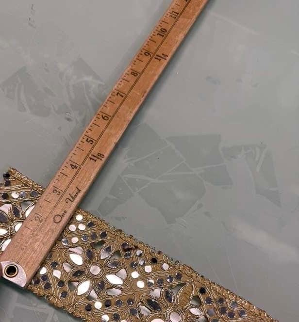 Sequin Gold Trim