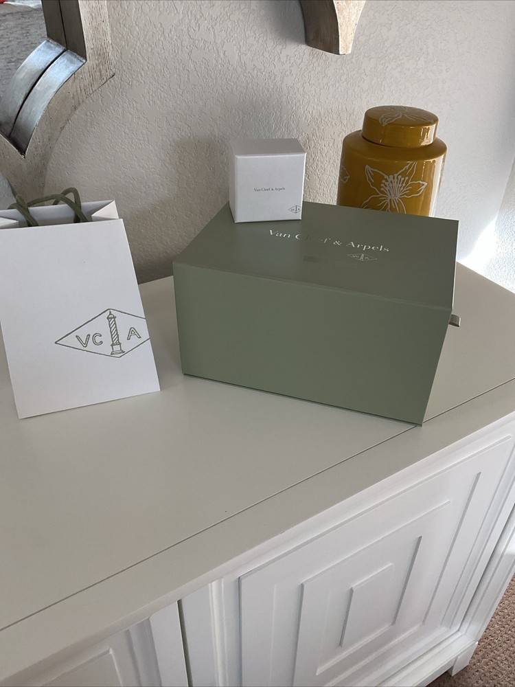 Van Cleef & Arpels 2 Empty Boxes for Jewelry Or Display