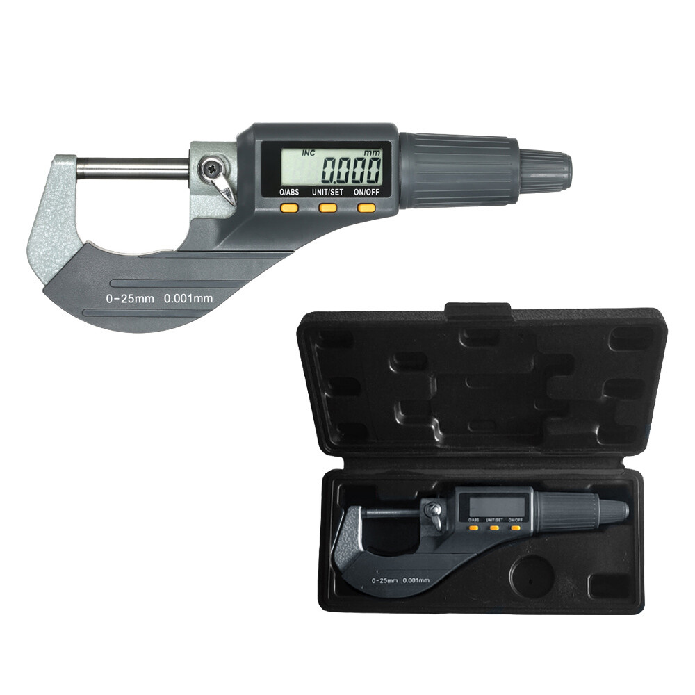 Digital Micrometer 0-25mm Electronic Digital Outside Micrometer 0.001mm S4O7