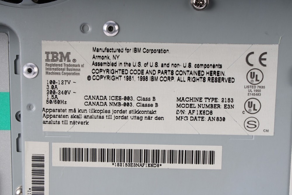 IBM Aptiva E3N Type 2153 Desktop Computer - Fair Condition