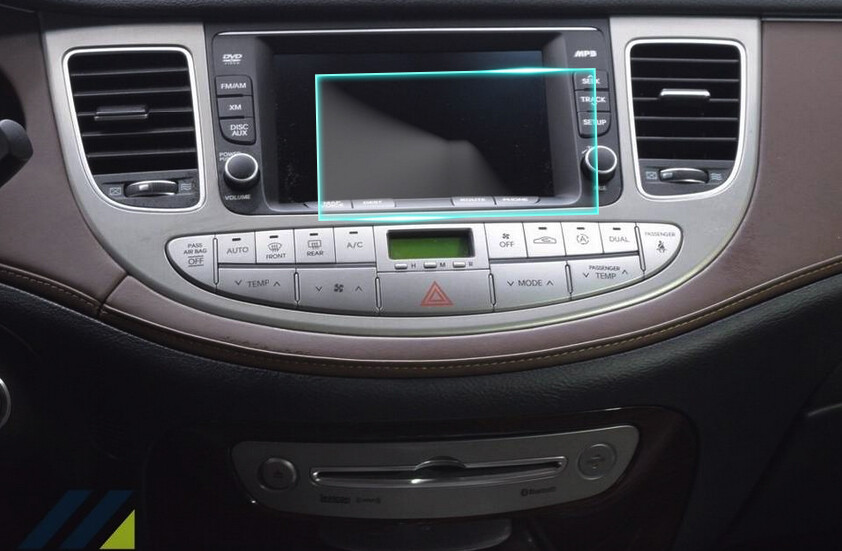 Crystal Clear Screen Protector for 2014 Hyundai Genesis (non GPS) Navigation