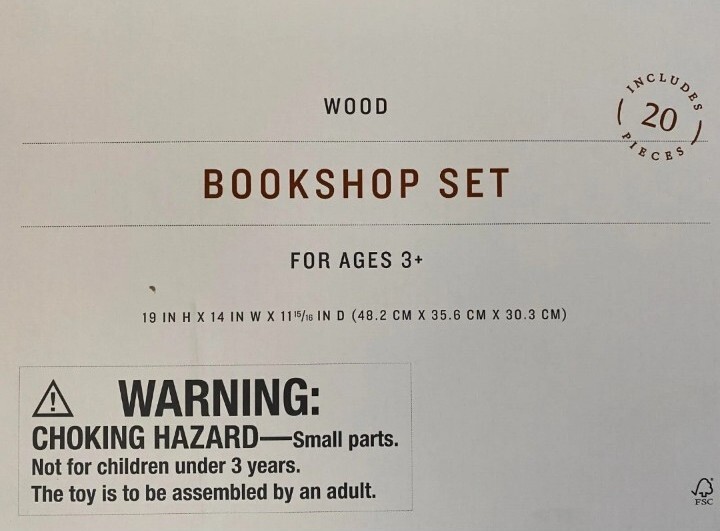 Hearth and Hand with Magnolia Wood Toy Bookshop Set - New-Factory Sealed