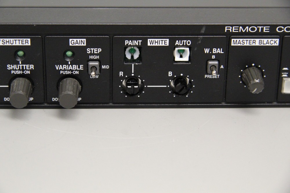 JVC RM-HP790DU Camera Remote Control Unit Rack Mount Missing Knobs/Buttons