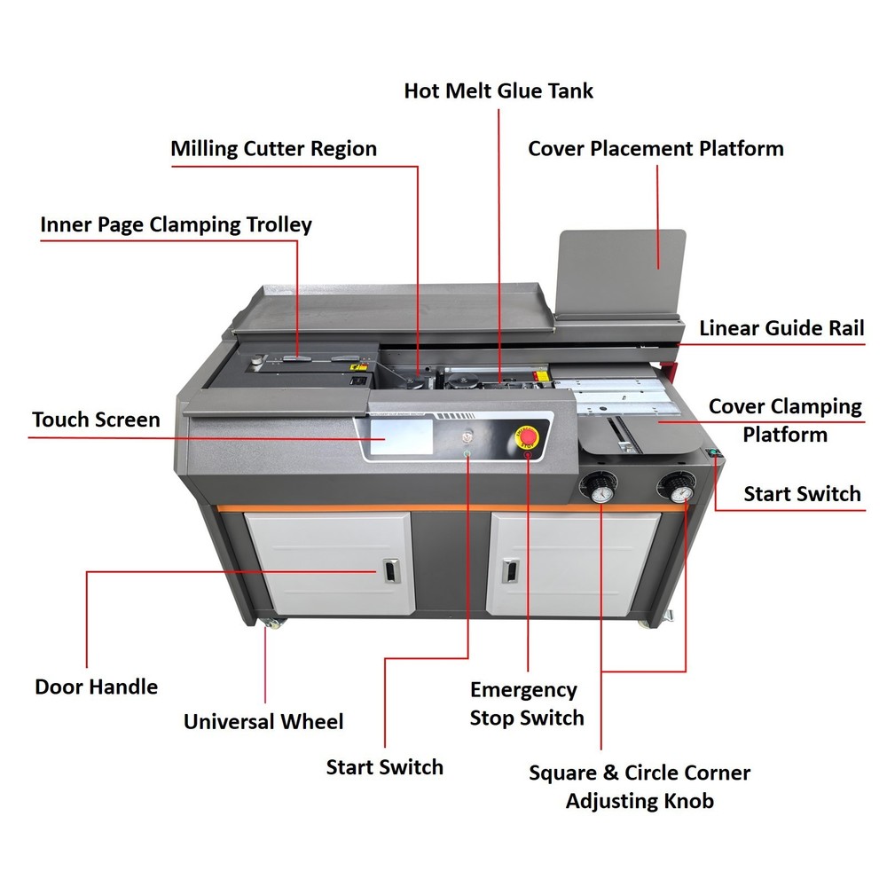 220V Side Glue Assembly Machine Fully Automatic Glue Assembly Machine C50-A4