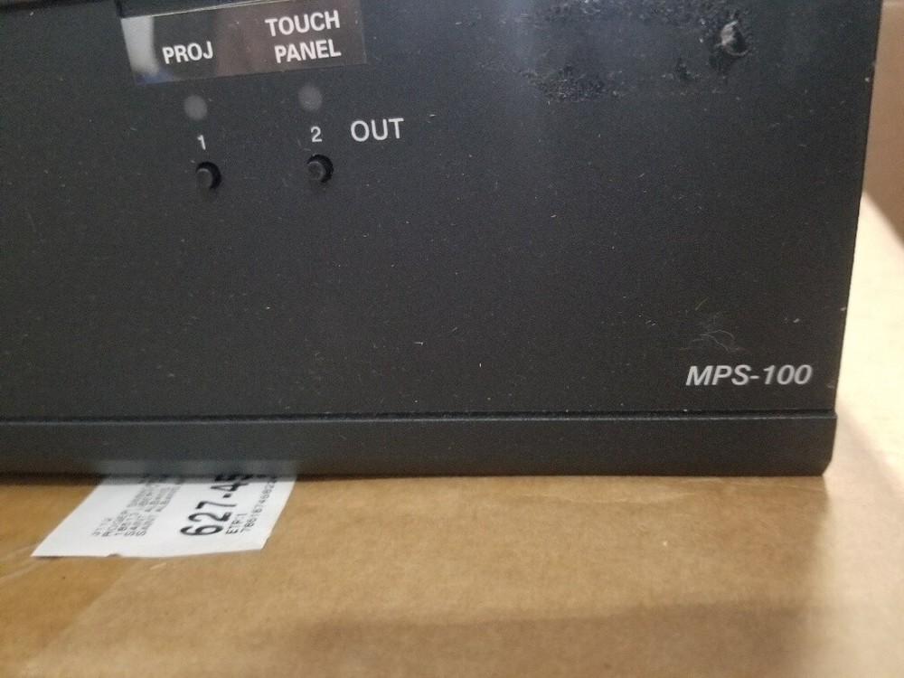 CRESTRON MPS-100 Multimedia Presentation System Control Switcher Audio Amplifier