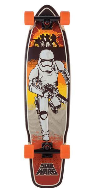 New Santa Cruz Star Wars Stormtrooper Cruzer Complete Skateboard - 36in x 9.3in