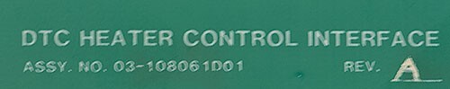 NEW ASM PN: 03-108061D01 DTC Heater Control Interface PCB Board
