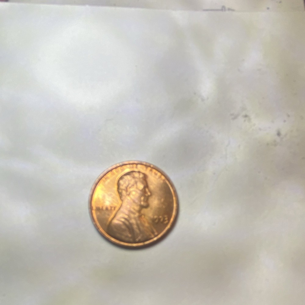 Error No Mint Mark 1973 Lincoln Memorial Small Cent RD Copper Circulated