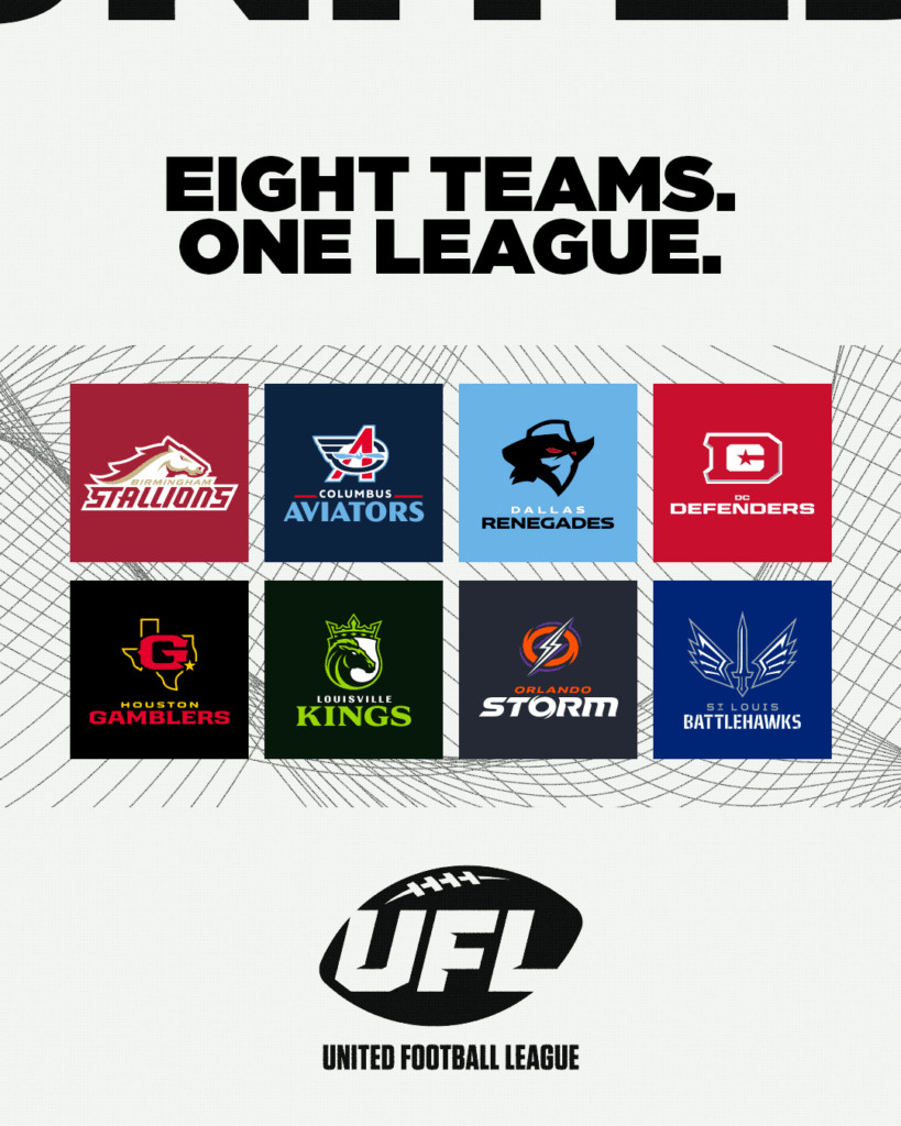 2026 UNITED FOOTBALL LEAGUE (UFL) SCHEDULE FRIDGE MAGNETS 5 X 3.5 (YOU PICK)