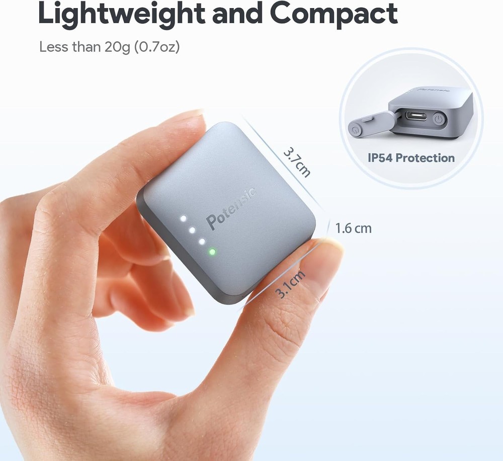 Potensic FAA Compliant Remote Identification Broadcast Module for Drone, Grey