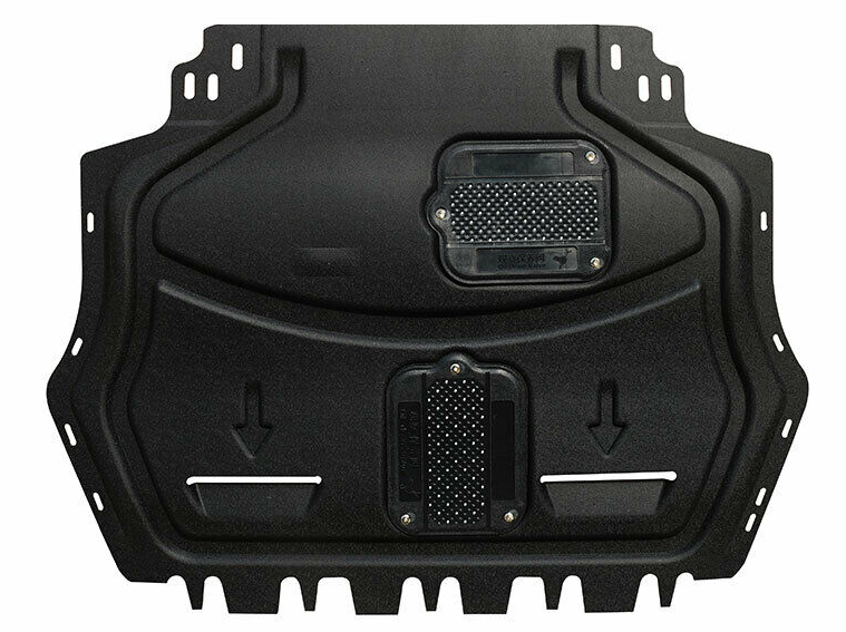 For VW Jetta 2006-2018 Black Front Engine Splash Shield Under Cover 1pcs