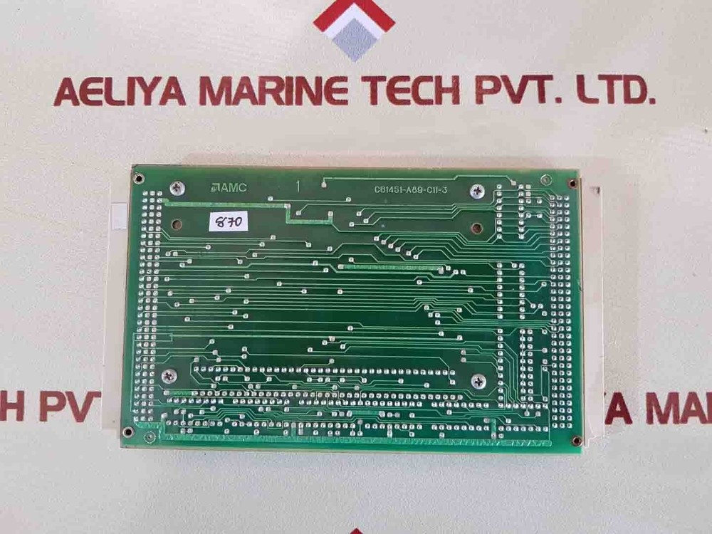 Amc c61451-a89-c11-3 Module With Analogic Data Acquisition System Mp6812